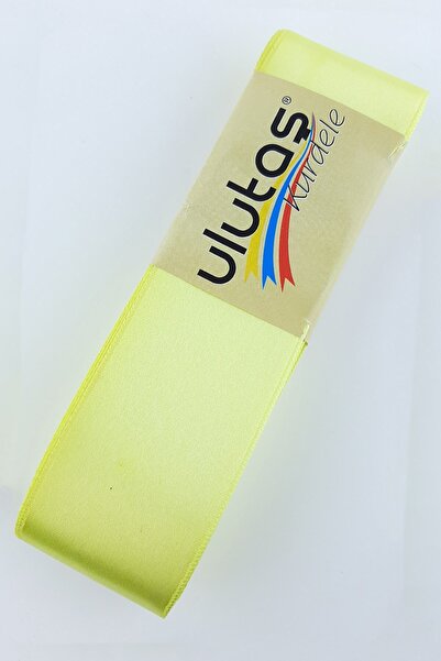 Limelia Panglică din satin galben deschis 4 cm 10 m