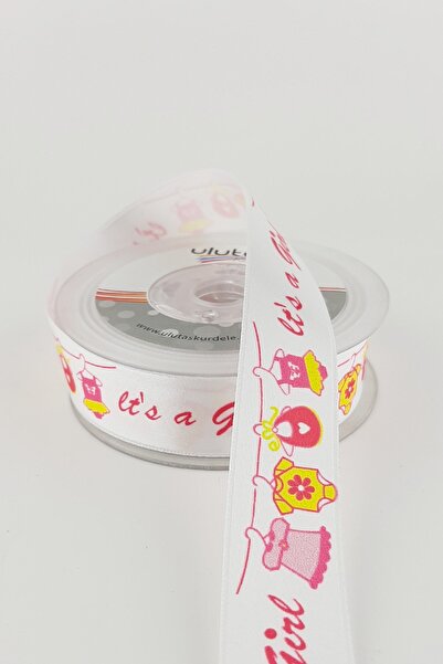 Limelia It Is a Girl Satin cu model 2,50 cm 20 mt