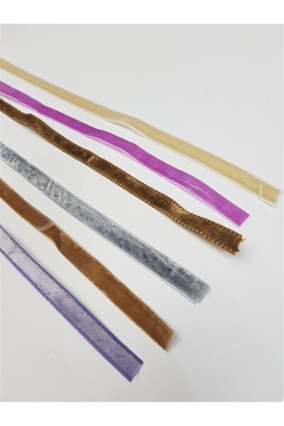 Limelia Panglică din catifea de 1 cm