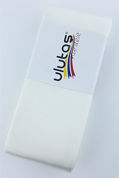 Limelia Panglică din satin crem 6 cm 10 Mt