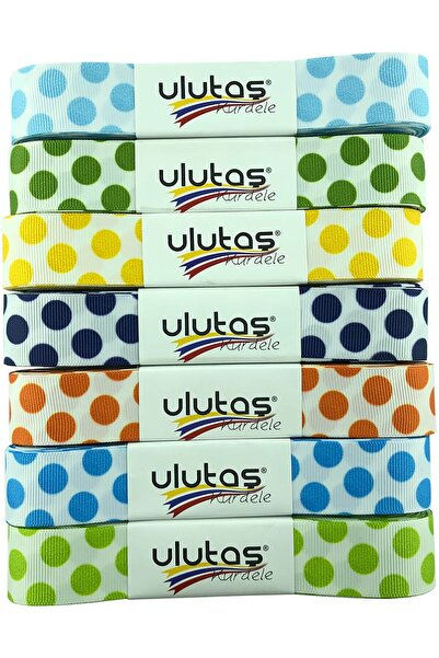 Limelia Panglică Mare Cu Buline Grosgrain 10 m