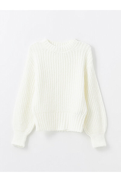 LC Waikiki Crew Neck Plain Long Sleeve Women's Knitwear Sweater