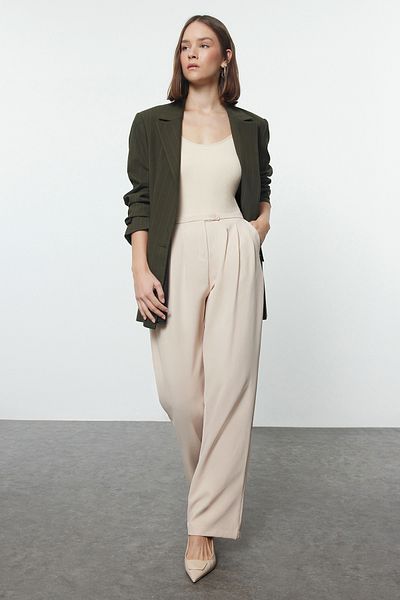 Trendyol Collection Wide Leg Low Waist Woven Fabric Trousers - Twoaw25Pl00062
