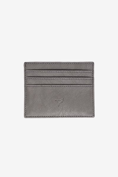 AC&Co / Altınyıldız Classics Ανδρική θήκη καρτών σε συσκευασία δώρου από ανθρακί