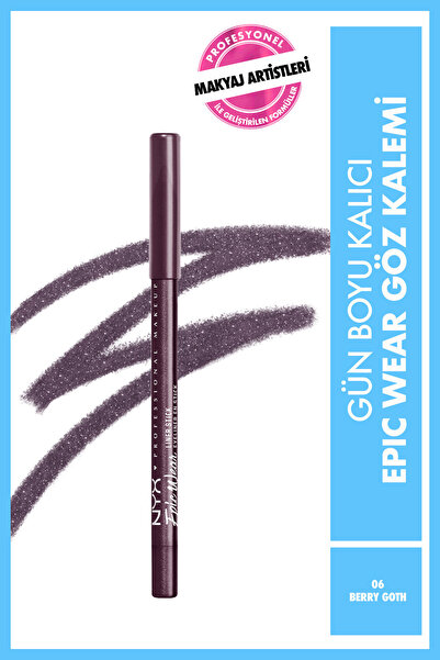 NYX Professional Makeup Epic Wear Liner Sticks Göz Kalemi - Berry Goth - Mürdüm