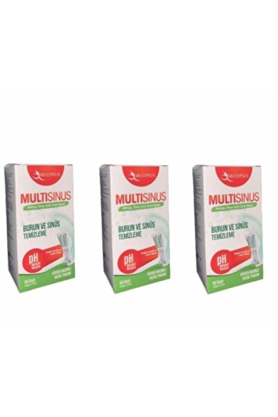 Multiplus Multi Sinüs Burun Ve Sinüs Temizleme Yedek Kiti 3 Kutu 48 Şase- Şişesiz