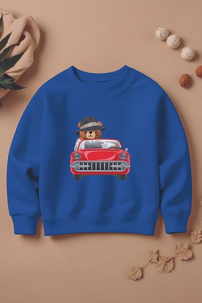 ŞAPKAKİDS Hanorac pentru copii oversize cu imprimeu Boho cu design special 11040