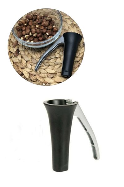 Gemboss كسارة الجوز والبندق المصبوبة من المعدن الأسود Tlmb