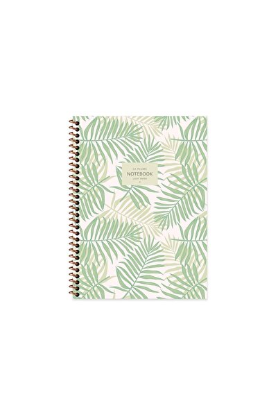 KESKİN COLOR دفتر ملاحظات مسطر مقاس 16.5x22.5 بأوراق La Plume - أخضر