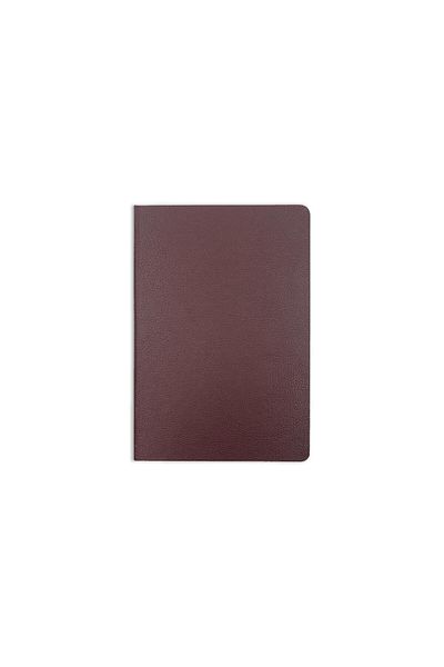 KESKİN COLOR 13.5x19.5 Thermo Leather Lined Hardcover Notebook Vivid - Brown