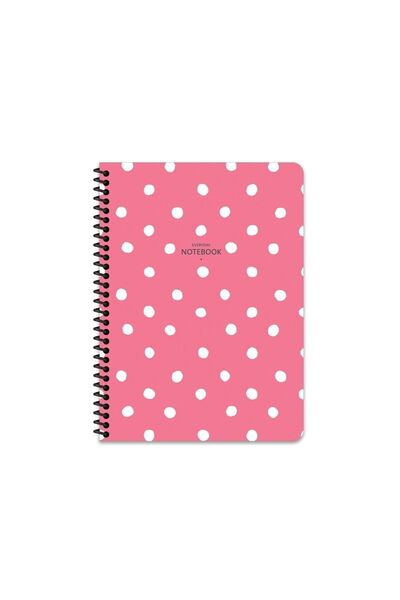 KESKİN COLOR 16.5x22.5 Kareli Defter Puantiye - Pembe