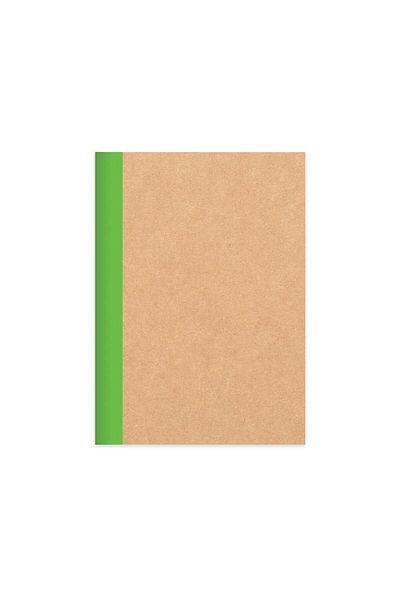 KESKİN COLOR Kraft Notebook with Green Striped Sticker - 18.5*26 50 Yp