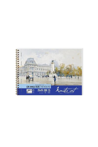 karatis art 200Gr 25*35 15 YpSpiral Picture Block