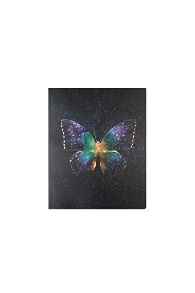 KESKİN COLOR Kareli Bind-note Butterfly 13x16.5 80 Yaprak- Mor