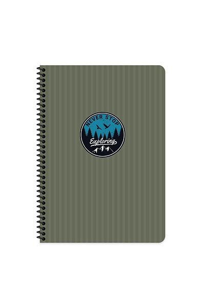 KESKİN COLOR Caiet verde A4 în carouri pentru exterior