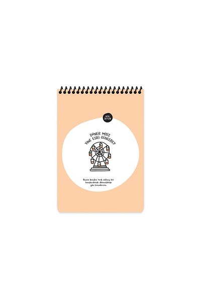 Hisli Şeyler A5 Lined Notebook - Do We Turn Again to Old Days