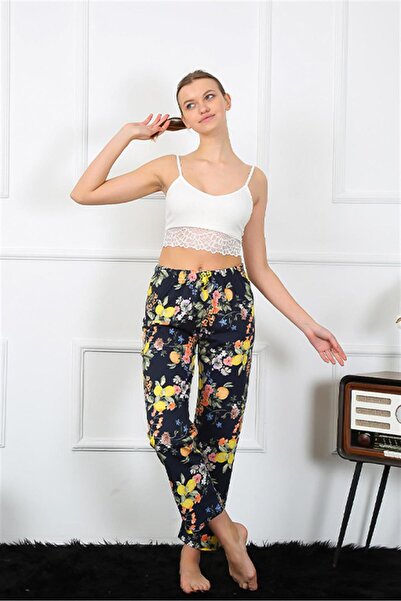 Akbeniz Βαμβακερές γυναικείες πιτζάμες με πάτο - 27463