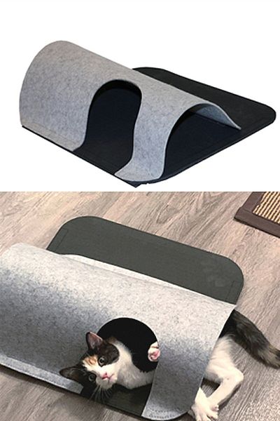 Bundera Lizzo Cat Tunnel Pet Toy Kitten Adult Cat Nest Bed Tunnel House