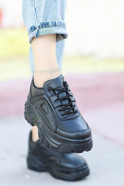 Zerenyus Pantofi sport de damă cu talpă înaltă de 6 cm