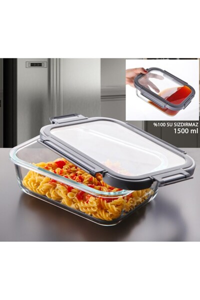 GÖNÜL Gönül G3365 1500 Ml Isıya Dayanıklı Cam Saklama Kabı