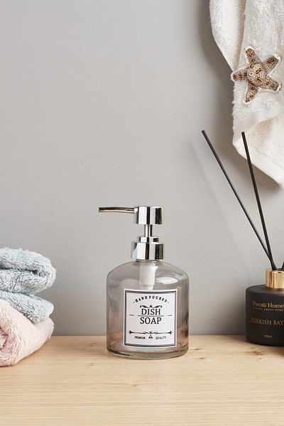 Perotti Glass Liquid Soap Dispenser - Dish Soap
