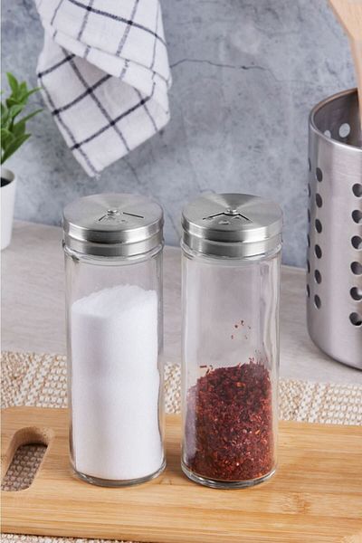 Perotti Glass 13672 - Sımplıco 2-Piece 180 ml Salt Shaker Set