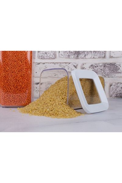 VİP AHMET Vp-184 3-Piece Square Storage Container 1200ml