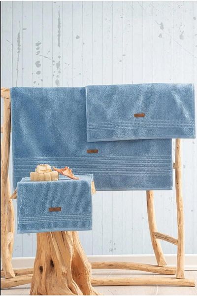 Cotton Box Σετ πετσετών Welness Sky Blue - Bernami New Art002 C01