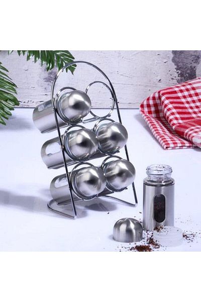 Kosova Cam-433 Metal 6 Piece Spice Set Galaxy