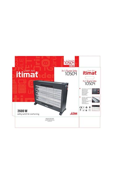 İtimat 10504 3 1 Isıtıcı Quartz Soba