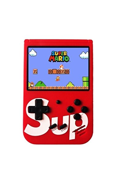 SUP Atari Mini Video Oyun Konsolu 400 Oyunlu Gameboy Kırmızı