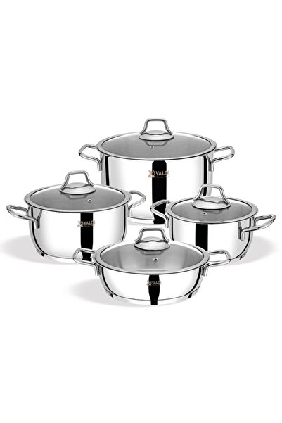 Vivaldi Çelik Sedef Tencere Seti 8 Parça