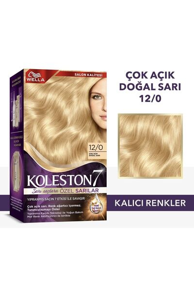 Wella Koleston Supreme Saç Boyası 12/0 Çok Açık Doğal Sarı