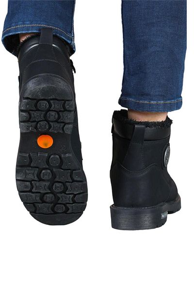 Liger Ανδρικά Μποτάκια - Biker Boots Μαύρα