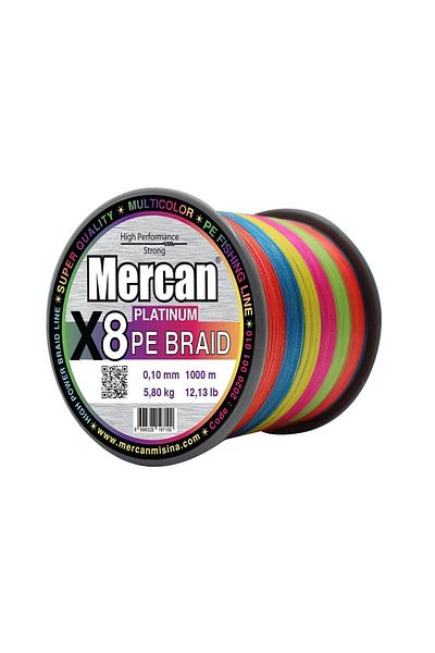Mercan Platinum X8 Multicolor Pe Knit - 1000m Fish Tape