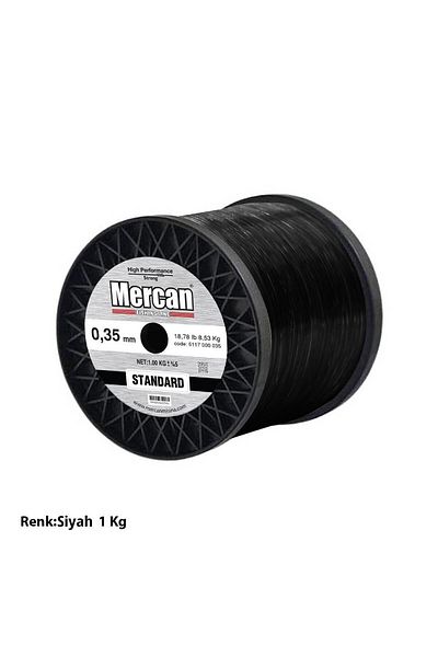 Mercan Standard 1 kg Black Coil Fishing Line