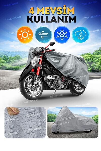 ByLizard Suzuki Burgman Uh 200 Topcase, Rear Bag Compatible Motorcycle Tarpau...