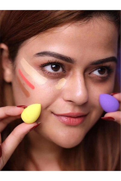 Acarlar Ticaret 6lı Mini Renkli Makyaj Süngeri