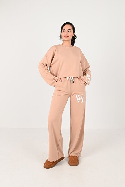 Koza Butik Γυναικεία στάμπα φόρμας τσέπης 3929-24