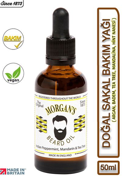 Morgan's Pomade Beard Oil - 50 ml Natural Beard Care Oil