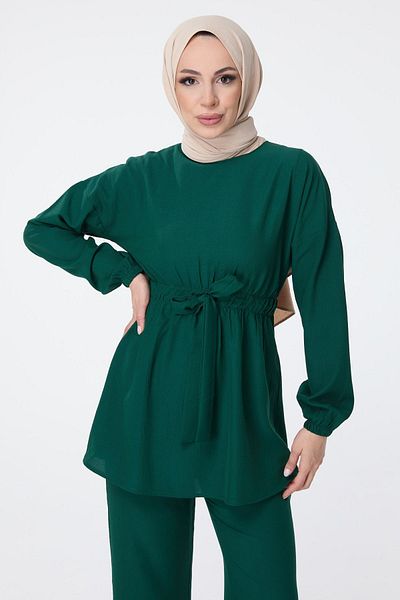 TOFİSA 13058-ZUMRUT Tunikové kalhoty