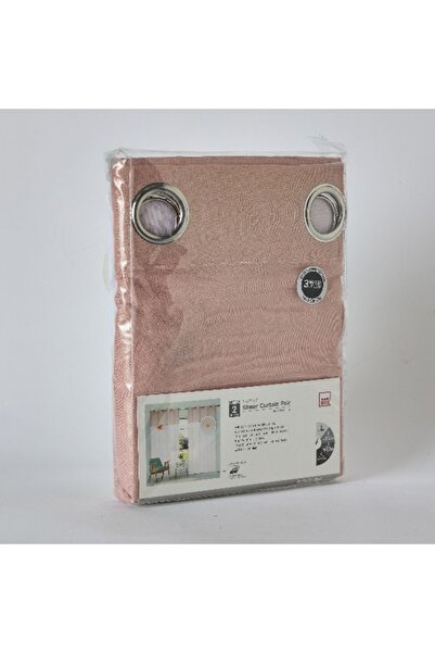 Home Box Nordic 2-Piece Sheer Extra Long Curtain Set - 140x300 cm