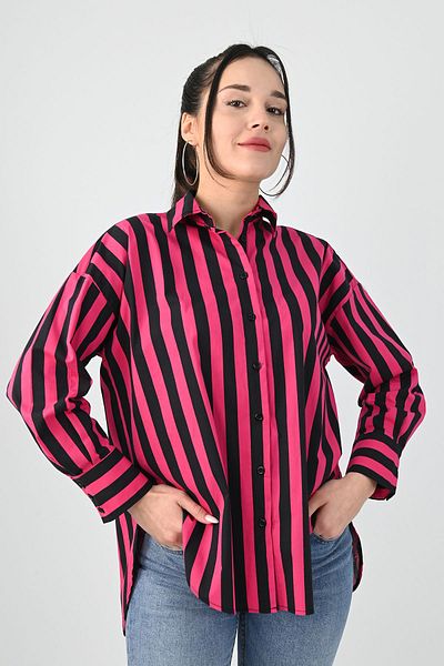 Koza Butik Cămașă cu model pentru femei 1674-25-1