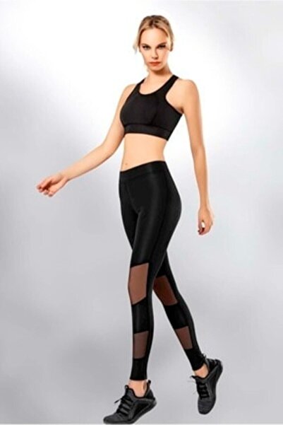 Momslab 4080 Model - Crne Visok struk Proziran Ronilačke gaćice