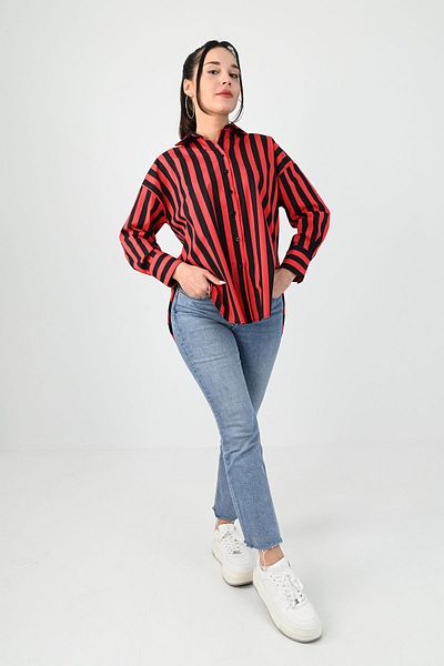 Koza Butik Women's Patterned Shirt 1674-25-1