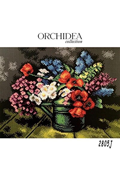 Orchidea 30x40cm Goblen 2805j Işlenmemiş Goblen Şablonu (İPSİZ)