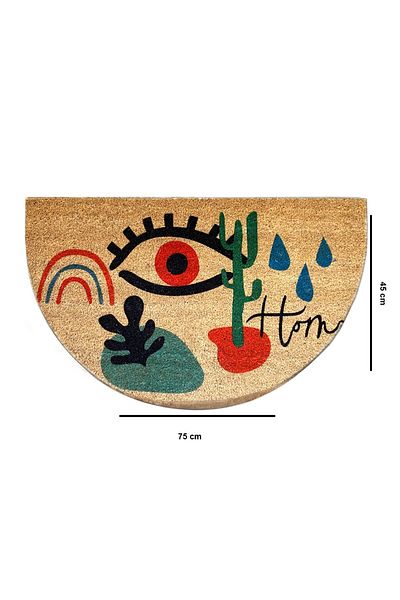 Chilai Home Coco Voll 45x75 Cm Natural Koko Bristle Mat, India Natural Door Mat