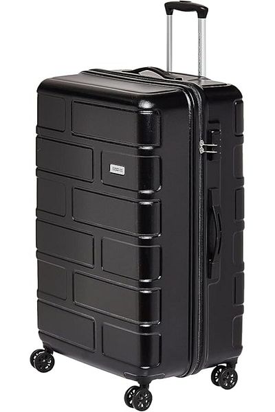 American Tourister Bricklane Hard Cabin Luggage Trolley Bag , Jet Black 3 Year Global Warranty