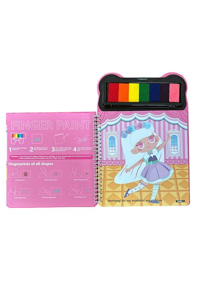 Lino Lino Finger Painting - Activity Book Dress Up