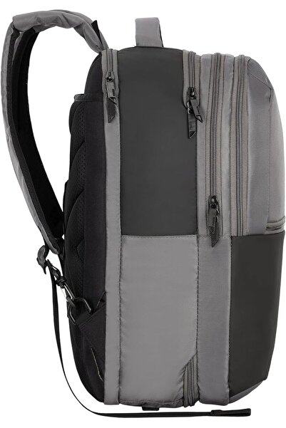 American Tourister AmericanTouristerSegno2.02Way15.6"LaptopBackpack,34.5L,Poylester,Grey|BottleHolder